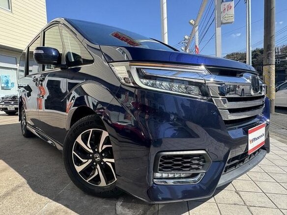 2019 Honda Stepwgn Spada V Рестайлинг, синий, 1820000 рублей - вид 2