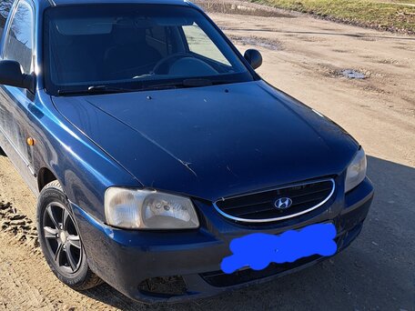 2009 Hyundai Accent ТагАЗ II, синий, 220000 рублей, вид 5