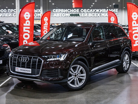 2020 Audi Q7 45 TDI II (4M) Рестайлинг, коричневый, 6699700 рублей, вид 1