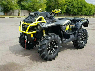 2024 BRP Can-Am Outlander X MR 1000R, чёрный, 2437500 рублей, вид 1