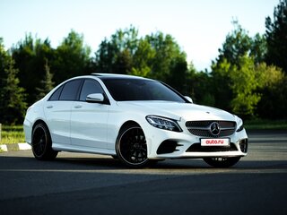 2021 Mercedes-Benz C-Класс 200 IV (W205) Рестайлинг, белый, 3370000 рублей, вид 3