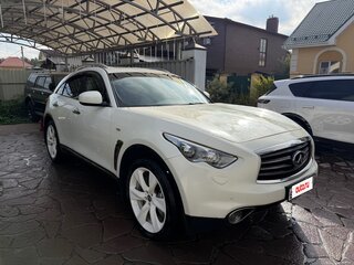 2013 Infiniti FX37 II (S51) Рестайлинг, белый, 2350000 рублей, вид 3