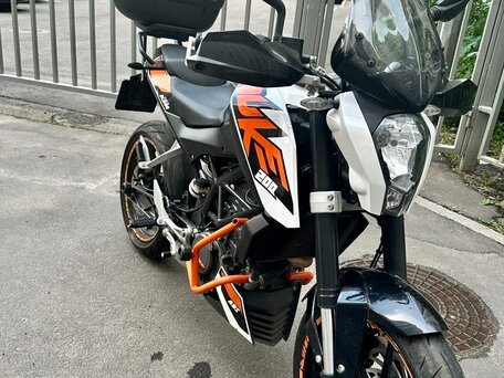 2013 KTM 200 Duke, белый, 209000 рублей, вид 1