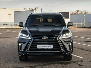 2021 Lexus LX 570 III Рестайлинг 2, чёрный, 8100000 рублей, вид 3