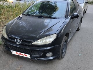2007 Peugeot 206, чёрный, 190000 рублей, вид 1