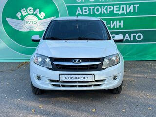 2013 Lada (ВАЗ) Granta I, белый, 375000 рублей, вид 3