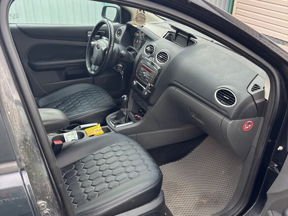 2007 Ford Focus II Рестайлинг, чёрный - вид 5