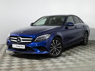 2019 Mercedes-Benz C-Класс 200 IV (W205) Рестайлинг, синий, 2499700 рублей, вид 1