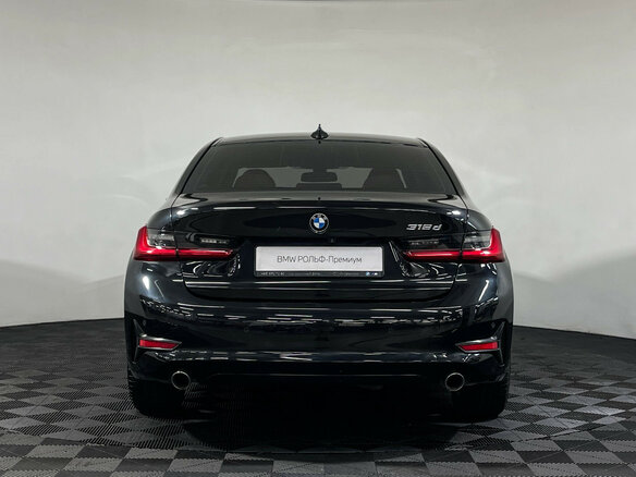 2021 BMW 3 серии 318d VII (G2x), чёрный - вид 3
