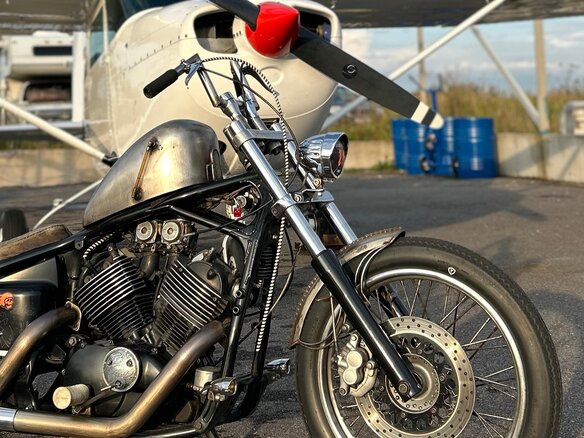 1996 Yamaha XVS400 Drag Star, чёрный, 450000 рублей - вид 13