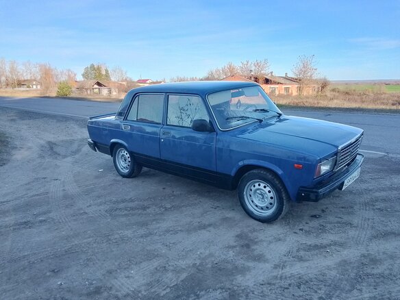 2007 Lada (ВАЗ) 2107, синий, 80000 рублей - вид 1