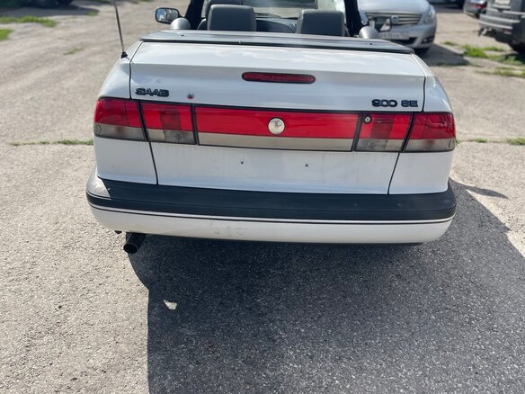 1996 Saab 900 II, белый, 1000000 рублей - вид 7