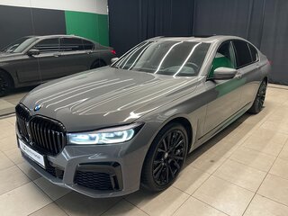 2019 BMW 7 серии 730d xDrive VI (G11/G12) Рестайлинг, серый, 5700000 рублей, вид 3
