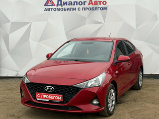 2020 Hyundai Solaris II Рестайлинг, красный, 1369000 рублей, вид 1