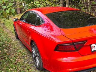 2015 Audi A7 I (4G) Рестайлинг, красный, 2415000 рублей, вид 5