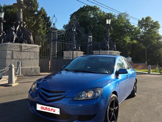 2006 Mazda 3 I (BK) Рестайлинг, синий, 335000 рублей, вид 2