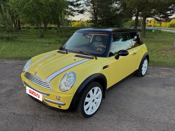 2003 Mini Hatch Cooper I (R50), жёлтый, 520000 рублей - вид 1