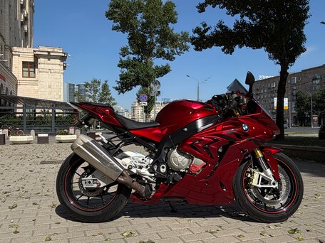 2015 BMW S 1000 RR, красный, 1050000 рублей, вид 3
