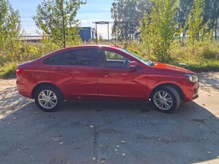 2016 Lada (ВАЗ) Vesta I, красный, 590000 рублей, вид 5