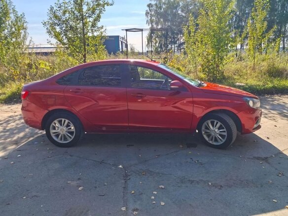 2016 Lada (ВАЗ) Vesta I, красный - вид 4