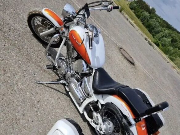 2001 Yamaha XVS1100, белый, 600000 рублей - вид 8