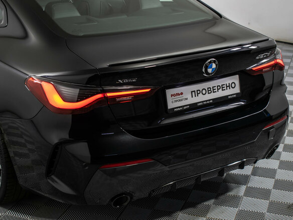 2021 BMW 4 серии 420d xDrive G22, G23, G26, чёрный, 6077000 рублей - вид 22