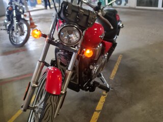 2008 Kawasaki VN900 Vulcan, красный, 455000 рублей, вид 4