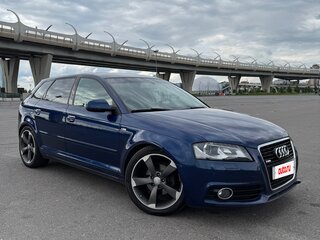 2012 Audi A3 II (8P) Рестайлинг 2, синий, 990000 рублей, вид 2