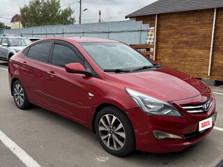 2016 Hyundai Solaris I Рестайлинг, красный, 800000 рублей, вид 3
