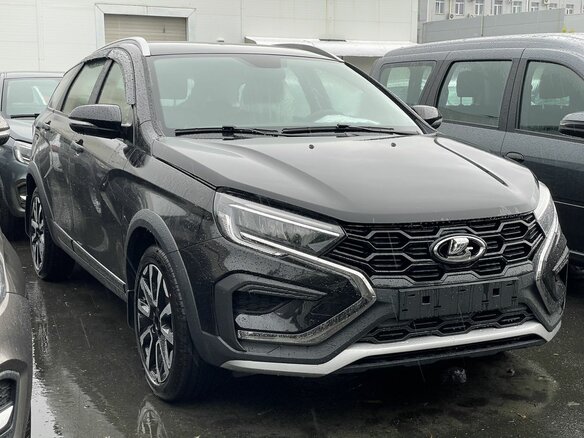 2026 Lada (ВАЗ) Vesta SW Cross I Рестайлинг (NG), чёрный - вид 2