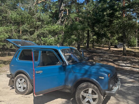 2004 Lada (ВАЗ) 2121 (4x4) I Рестайлинг, синий - вид 3