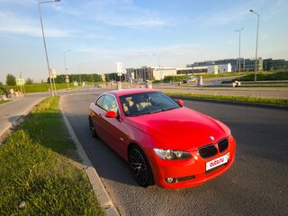2007 BMW 3 серии 325i V (E90/E91/E92/E93), красный, 1690000 рублей, вид 3