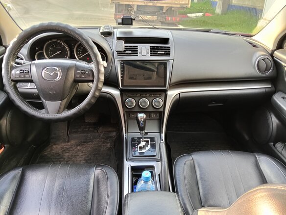2011 Mazda 6 II (GH) Рестайлинг, серый, 1250000 рублей - вид 4