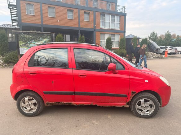 2007 Chevrolet Spark II, красный, 150000 рублей - вид 2
