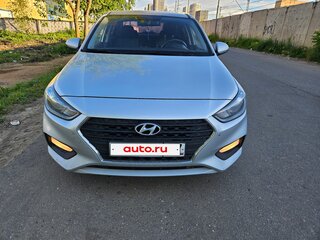 2017 Hyundai Solaris II, серебристый, 1100000 рублей, вид 1