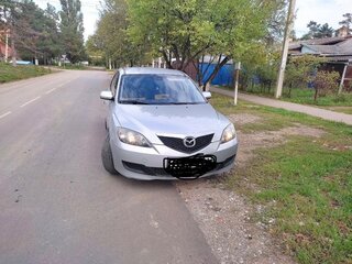 2007 Mazda 3 I (BK) Рестайлинг, серебристый, 510000 рублей, вид 1