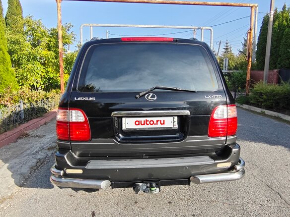 2002 Lexus LX 470 II Рестайлинг, чёрный, 1810000 рублей - вид 2