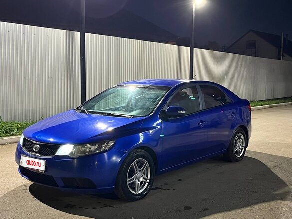 2009 Kia Cerato 5-speed II, голубой - вид 3