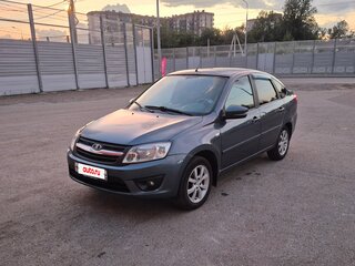 2014 Lada (ВАЗ) Granta I, серый, 415000 рублей, вид 1