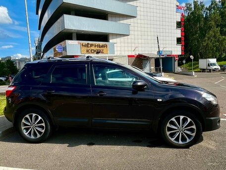 2010 Nissan Qashqai+2 I Рестайлинг, фиолетовый, 990000 рублей, вид 3