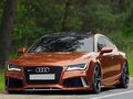 2011 Audi A7 I (4G), оранжевый, 1800000 рублей
