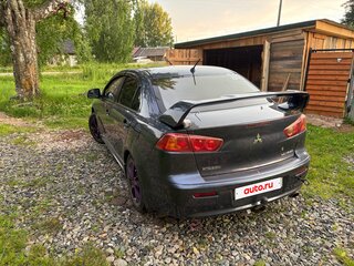 2008 Mitsubishi Lancer X, синий, 585000 рублей, вид 4