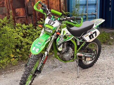 2007 Kawasaki KLX 250, зелёный, 250000 рублей, вид 1