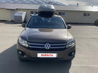 2014 Volkswagen Tiguan I Рестайлинг, коричневый, 1299000 рублей, вид 2