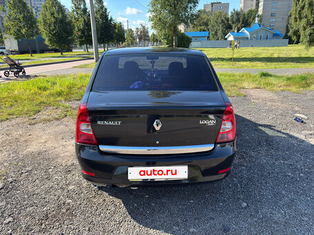 2012 Renault Logan I Рестайлинг, чёрный, 370000 рублей, вид 3