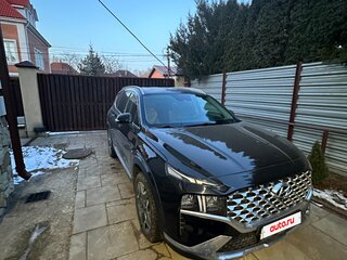 2021 Hyundai Santa Fe IV Рестайлинг, чёрный, 3880000 рублей, вид 3