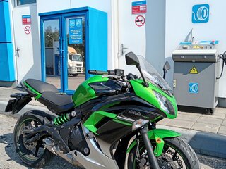 2015 Kawasaki ER-4F (Ninja 400R), зелёный, 450000 рублей, вид 1