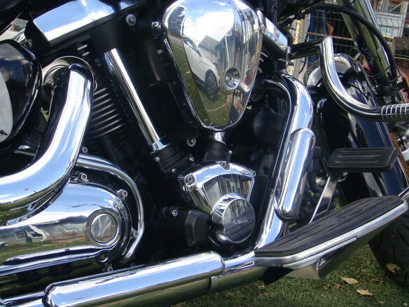 2009 Yamaha XV 1700 Road Star, чёрный, 750000 рублей - вид 8