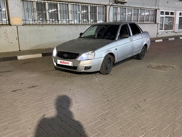2007 Lada (ВАЗ) Priora I, серебристый, 140000 рублей