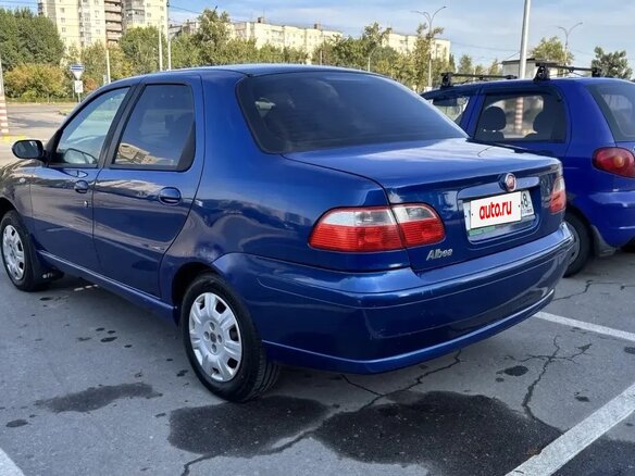2008 Fiat Albea I Рестайлинг, синий - вид 7